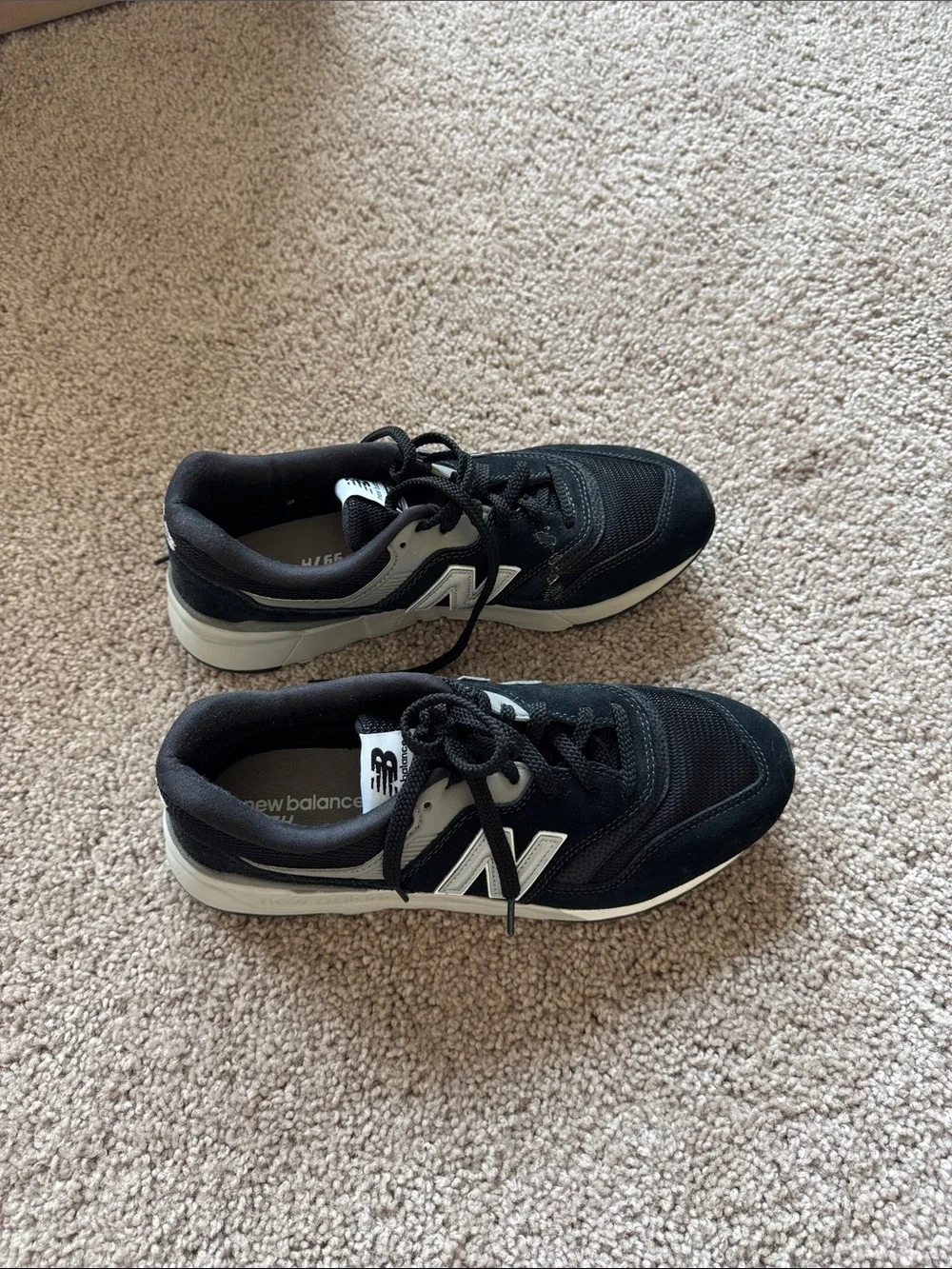 New Balance 997H Men's Black and White Sneakers